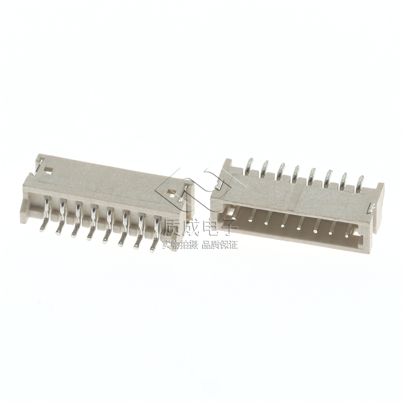 卧贴针座1.5-8P条形连接器 SMT贴片接线端子母座 ZH卧式插针插座