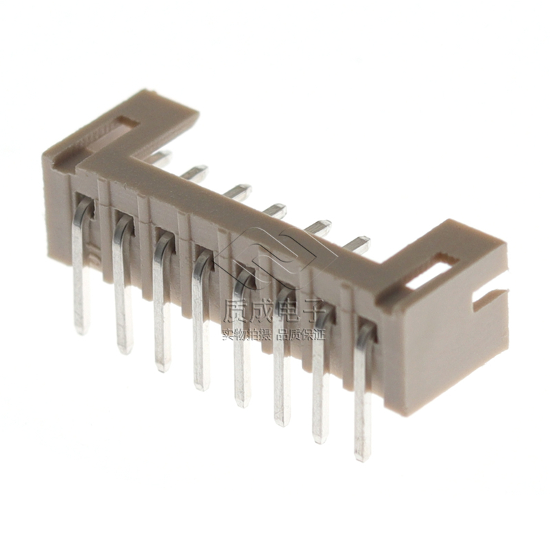 2.0-8AW卧式插件连接器 针座2.0间距8pin弯针母座 PH端子接插座