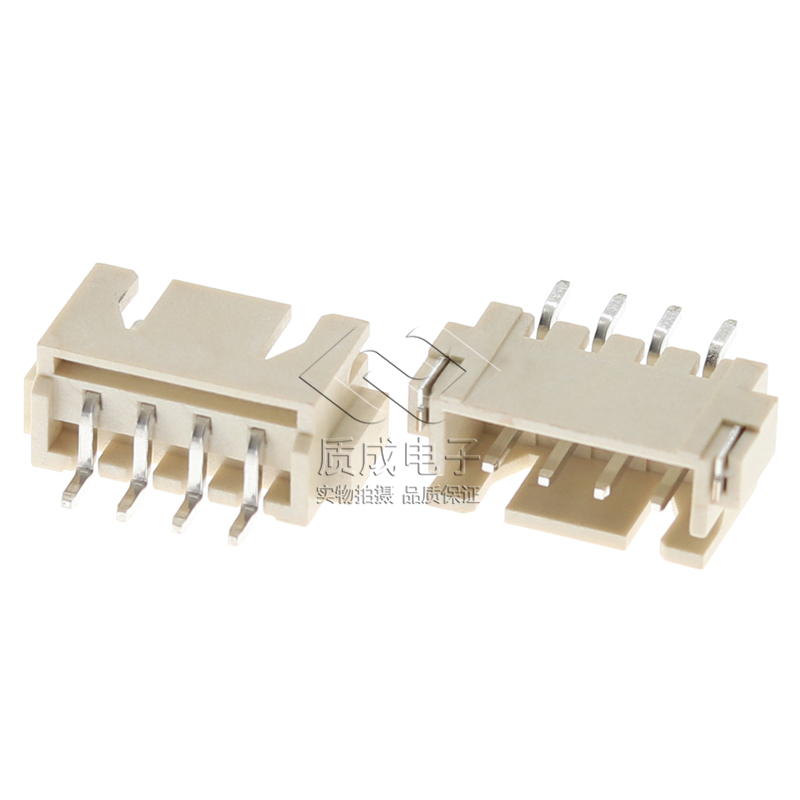 贴片针座连接器2.54间距4PIN卧贴接插件端子 A2501WF-4A卧式贴片